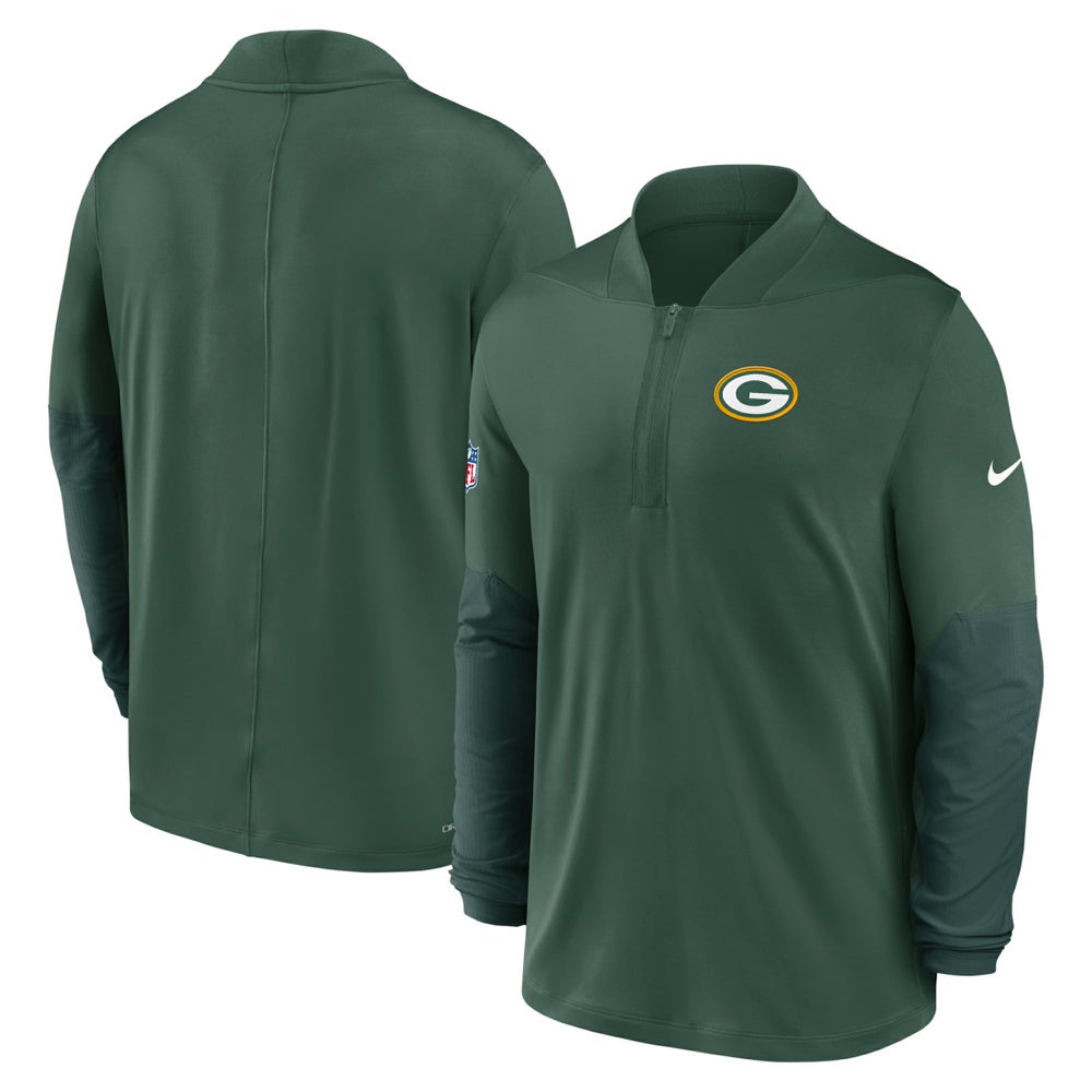 Green Bay Packers Nike Sideline Dri-FIT Half-Zip Pullover