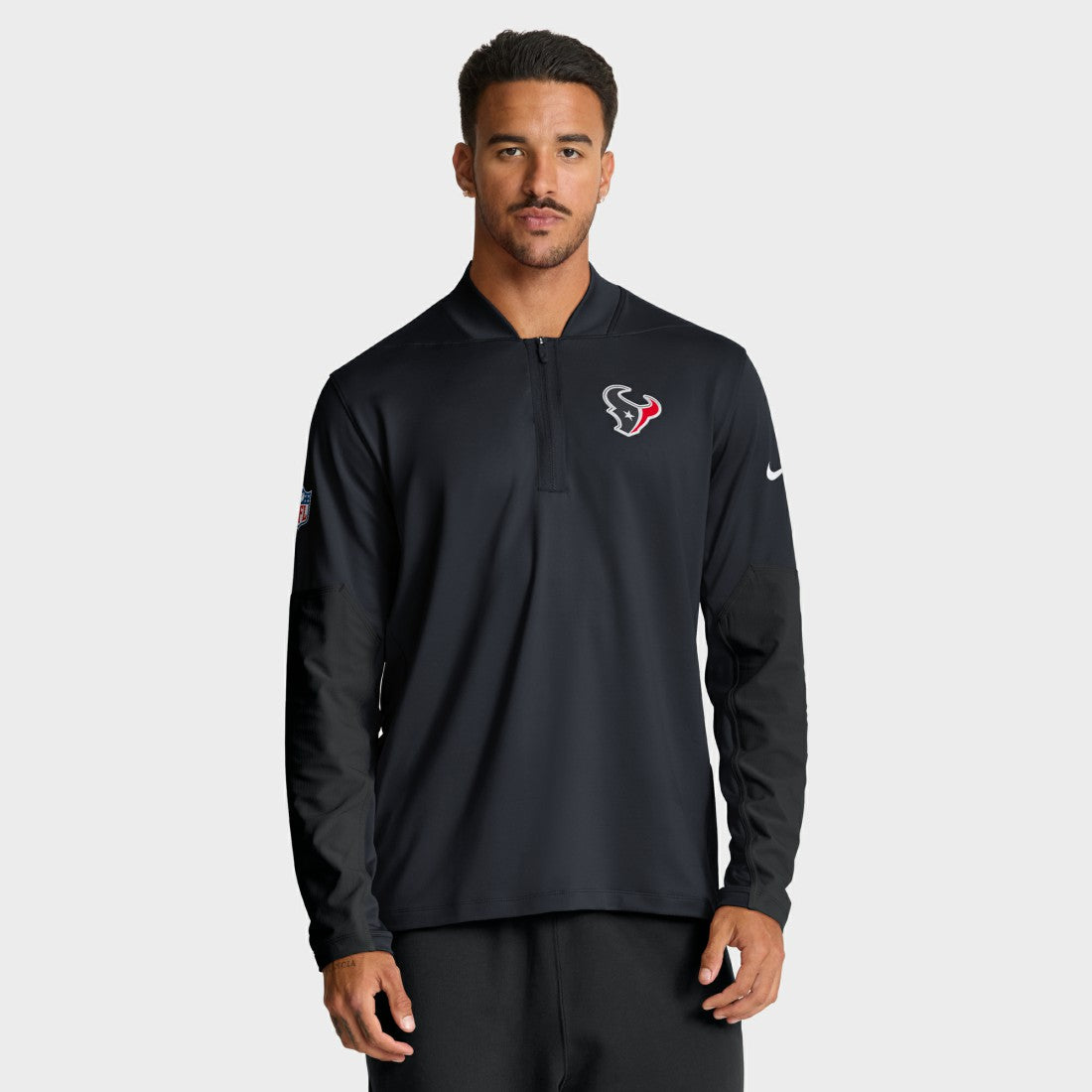 Houston Texans Nike Sideline Dri-FIT Half-Zip Pullover