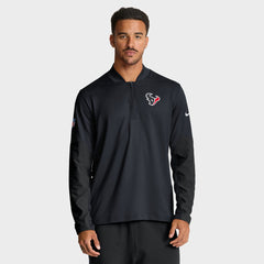 Houston Texans Nike Sideline Dri-FIT Half-Zip Pullover