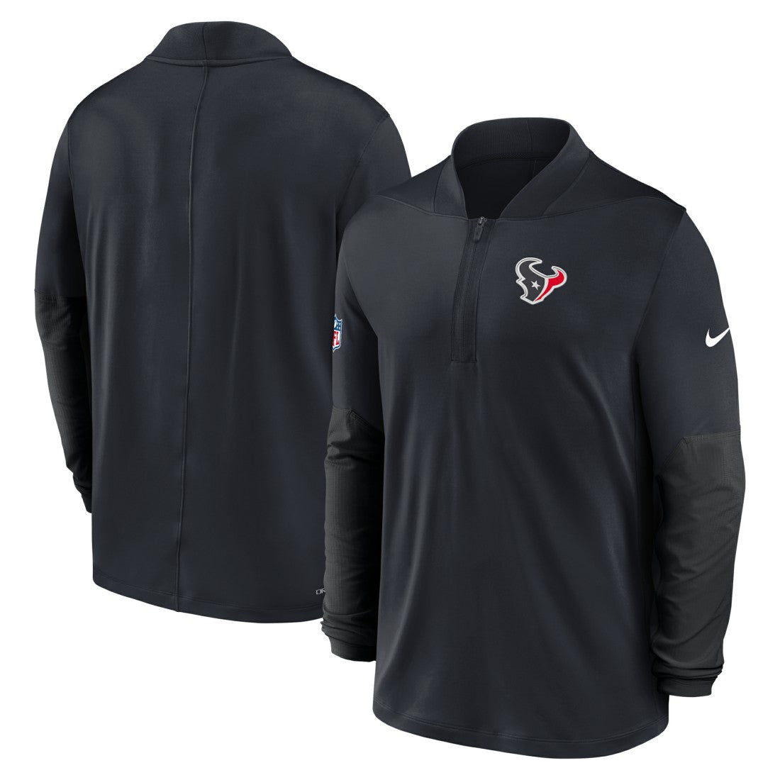 Houston Texans Nike Sideline Dri-FIT Half-Zip Pullover