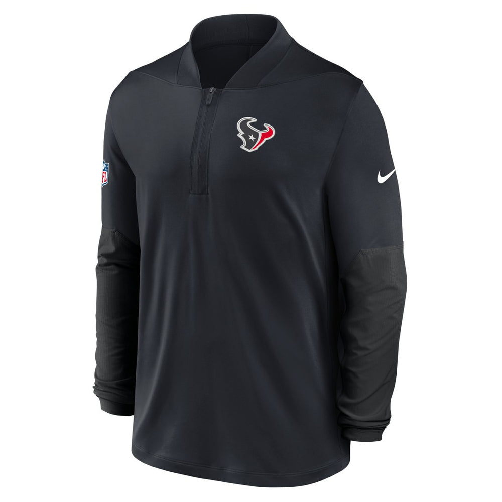 Houston Texans Nike Sideline Dri-FIT Half-Zip Pullover