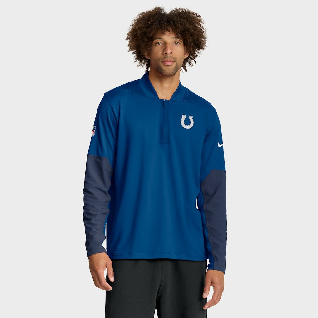 Indianapolis Colts Nike Sideline Dri-FIT Half-Zip Pullover