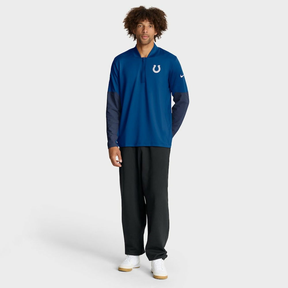 Indianapolis Colts Nike Sideline Dri-FIT Half-Zip Pullover