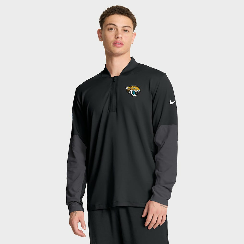 Jacksonville Jaguars Nike Sideline Dri-FIT Half-Zip Pullover
