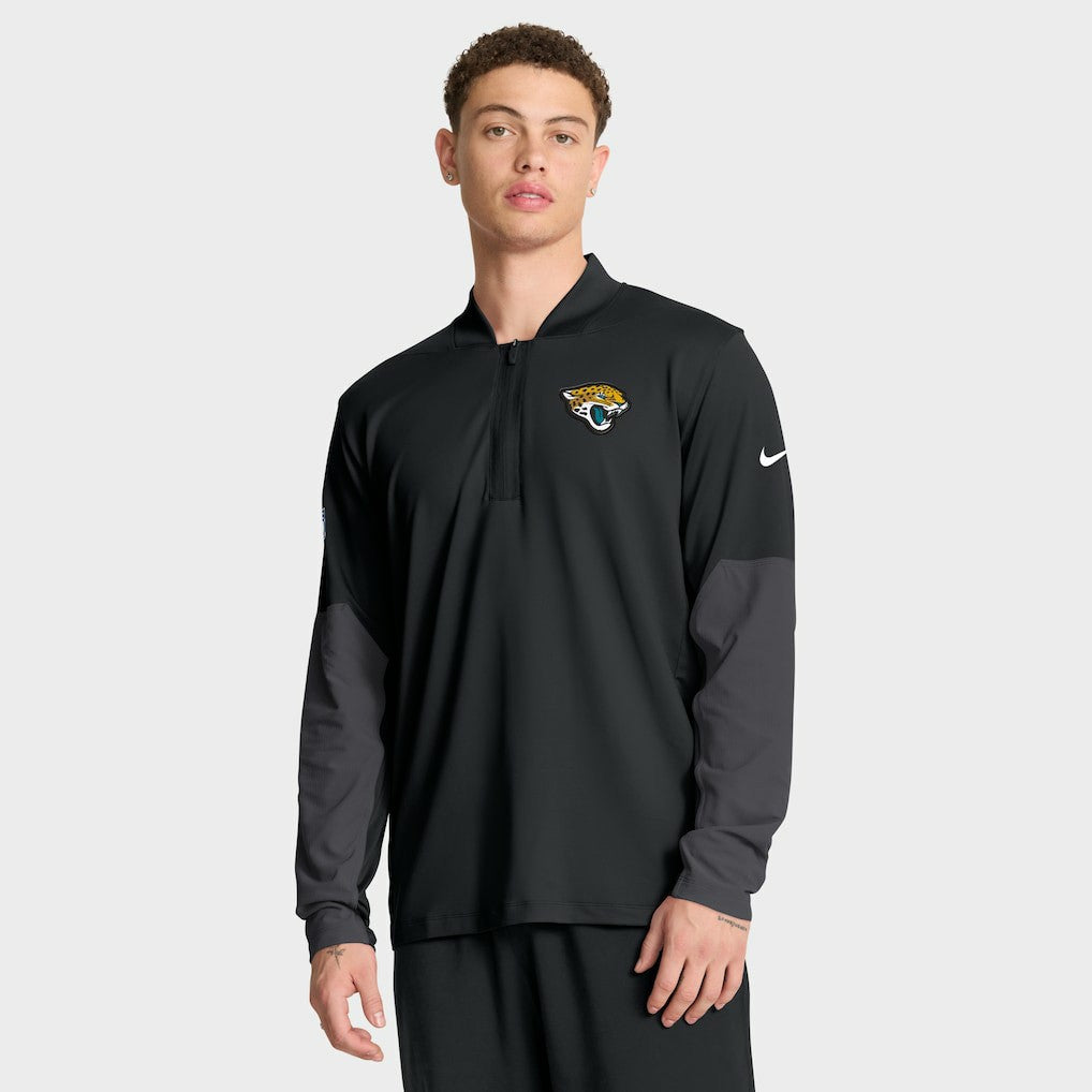 Jacksonville Jaguars Nike Sideline Dri-FIT Half-Zip Pullover
