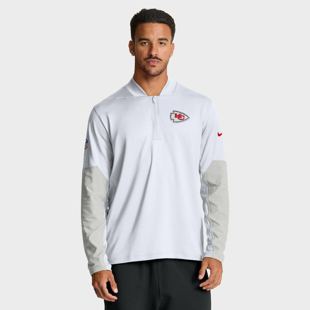 Kansas City Chiefs Nike Sideline Dri-FIT Half-Zip Pullover