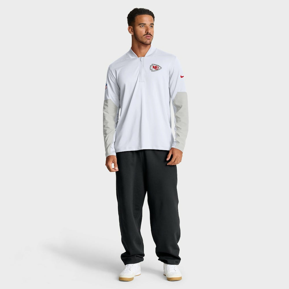 Kansas City Chiefs Nike Sideline Dri-FIT Half-Zip Pullover