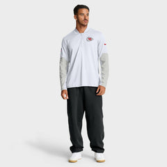 Kansas City Chiefs Nike Sideline Dri-FIT Half-Zip Pullover
