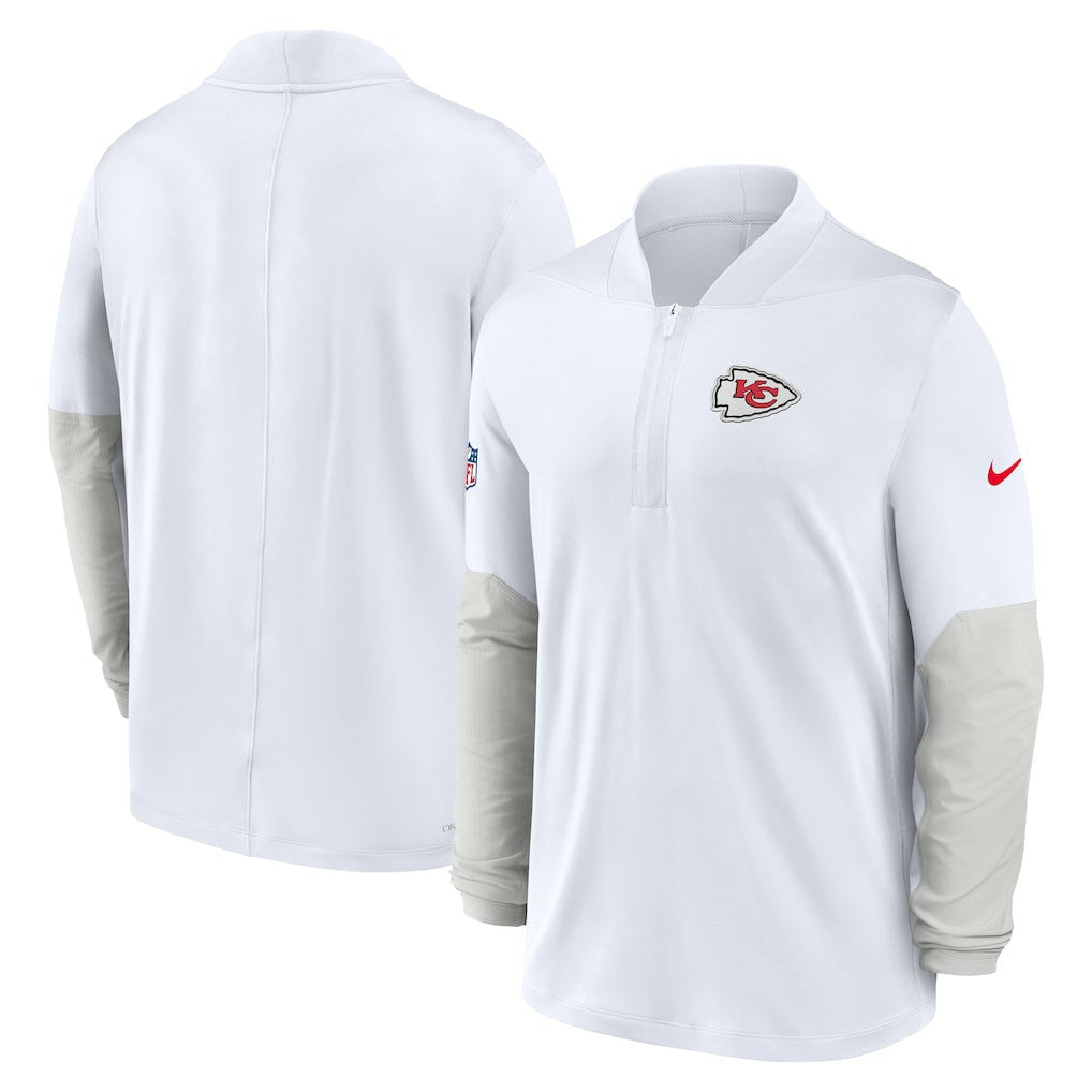 Kansas City Chiefs Nike Sideline Dri-FIT Half-Zip Pullover