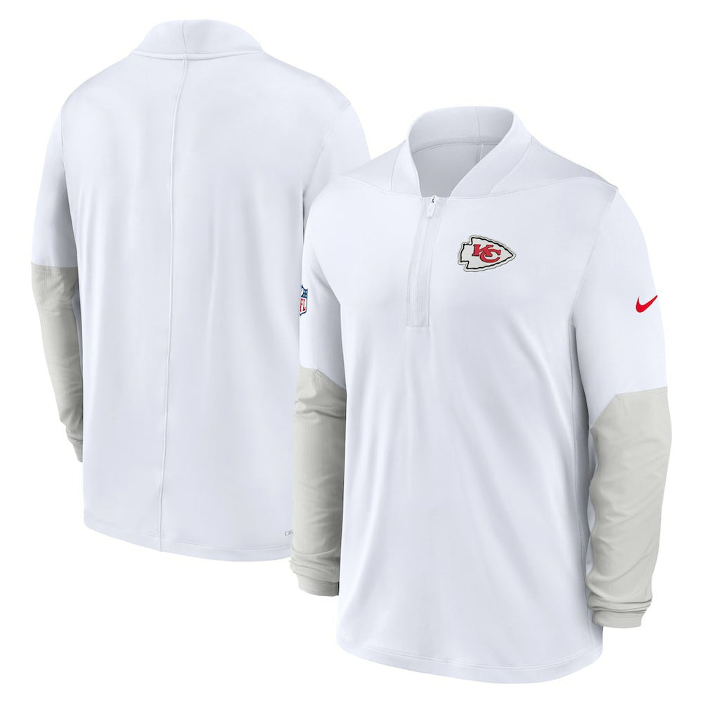 Kansas City Chiefs Nike Sideline Dri-FIT Half-Zip Pullover