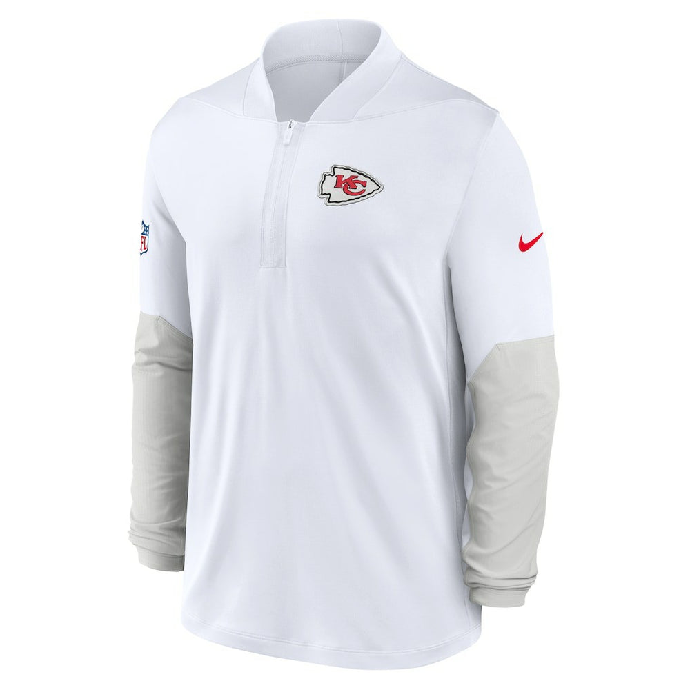 Kansas City Chiefs Nike Sideline Dri-FIT Half-Zip Pullover