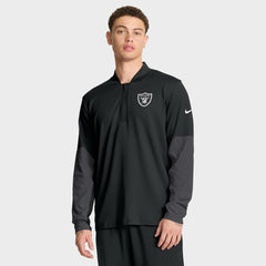 Las Vegas Raiders Nike Sideline Dri-FIT Half-Zip Pullover