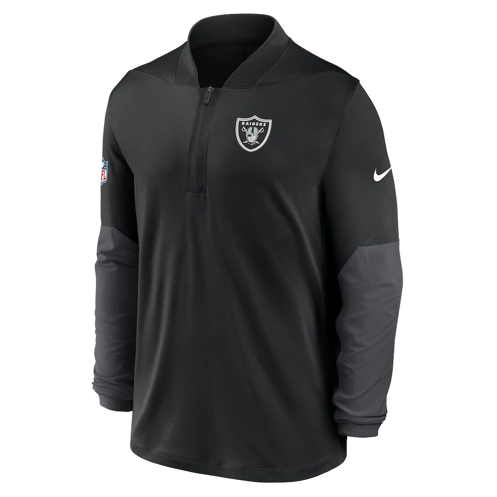 Las Vegas Raiders Nike Sideline Dri-FIT Half-Zip Pullover