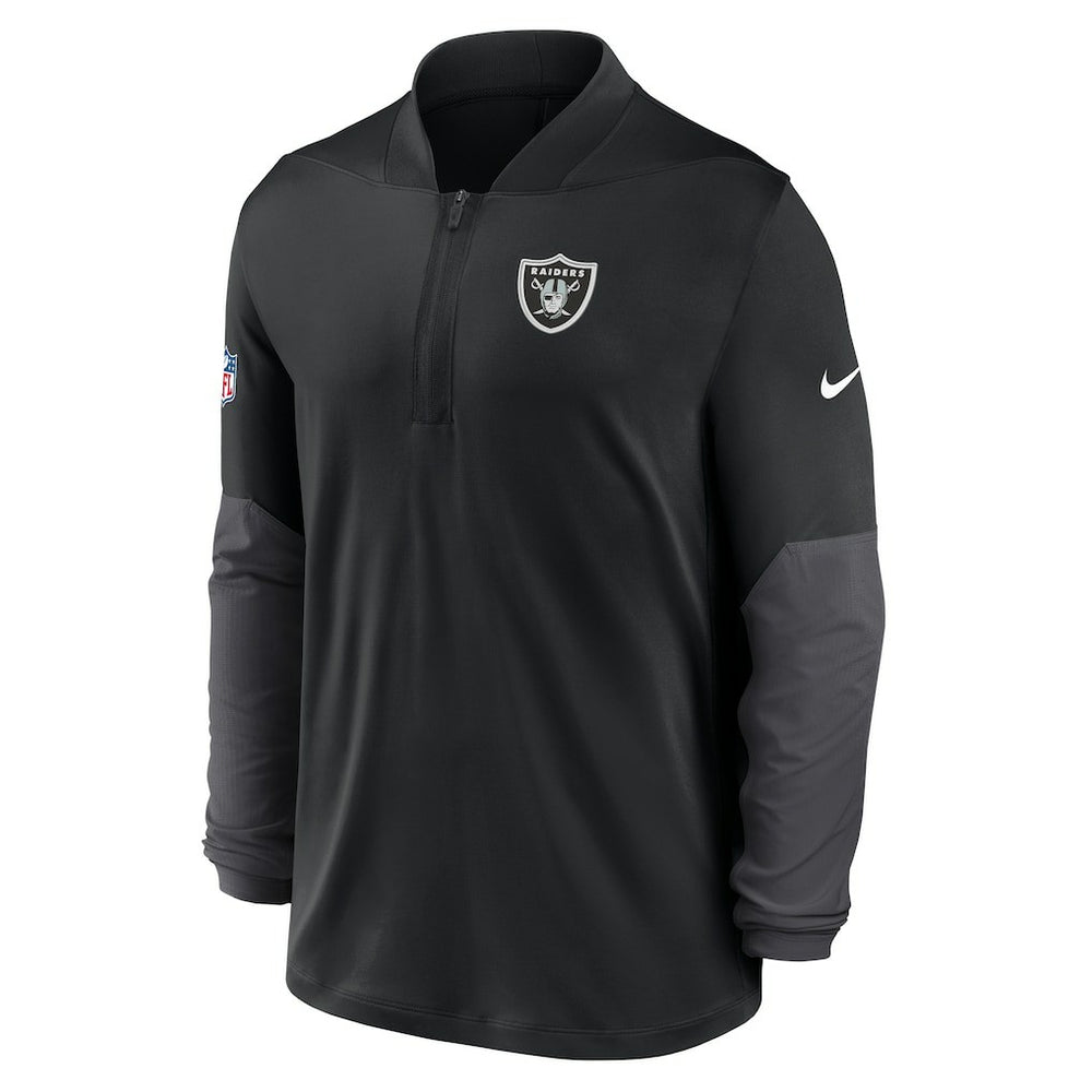 Las Vegas Raiders Nike Sideline Dri-FIT Half-Zip Pullover