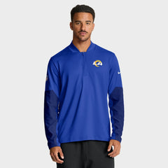 Los Angeles Rams Nike Sideline Dri-FIT Half-Zip Pullover