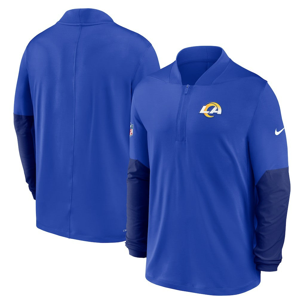 Los Angeles Rams Nike Sideline Dri-FIT Half-Zip Pullover