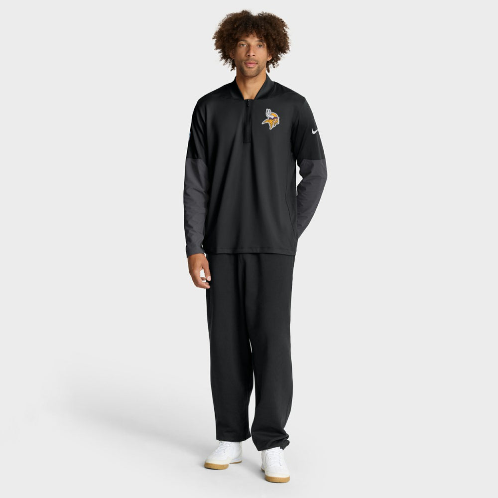 Minnesota Vikings Nike Sideline Dri-FIT Half-Zip Pullover