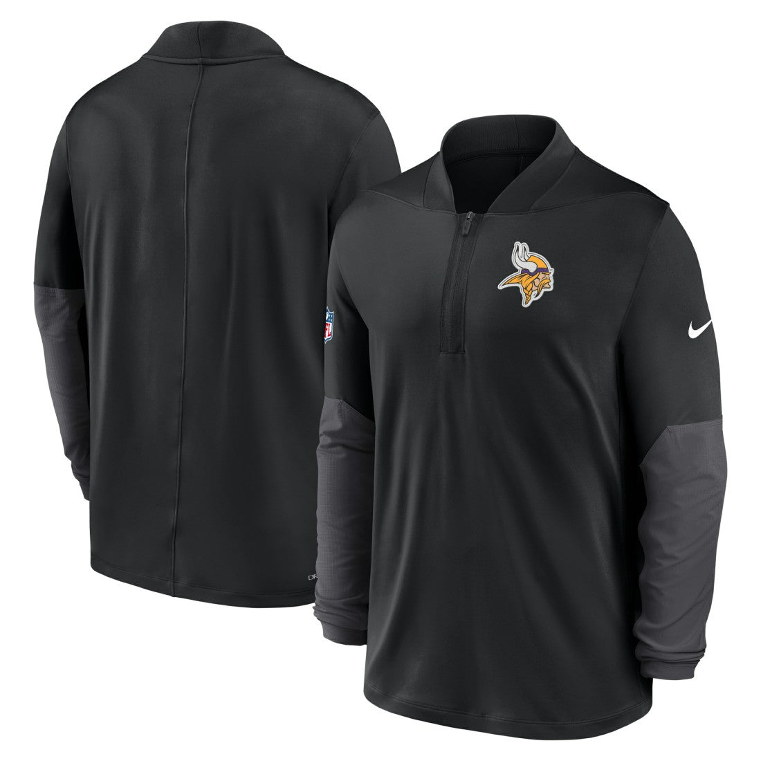 Minnesota Vikings Nike Sideline Dri-FIT Half-Zip Pullover
