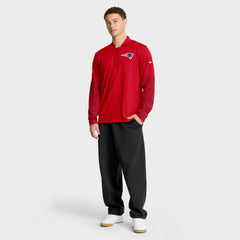 New England Patriots Nike Sideline Dri-FIT Half-Zip Pullover