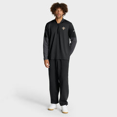 New Orleans Saints Nike Sideline Dri-FIT Half-Zip Pullover