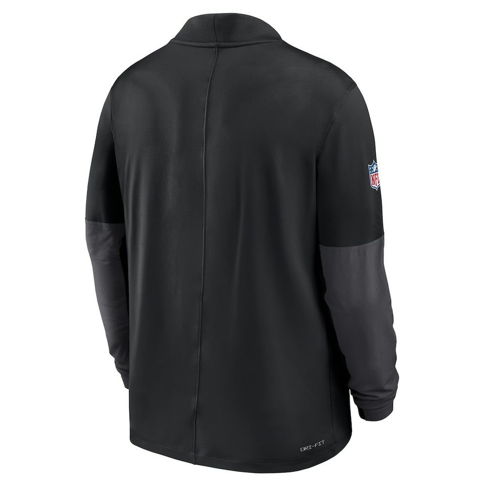 New Orleans Saints Nike Sideline Dri-FIT Half-Zip Pullover