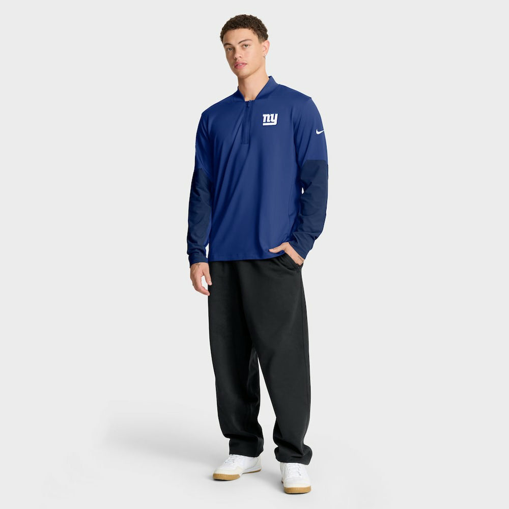 New York Giants Nike Sideline Dri-FIT Half-Zip Pullover