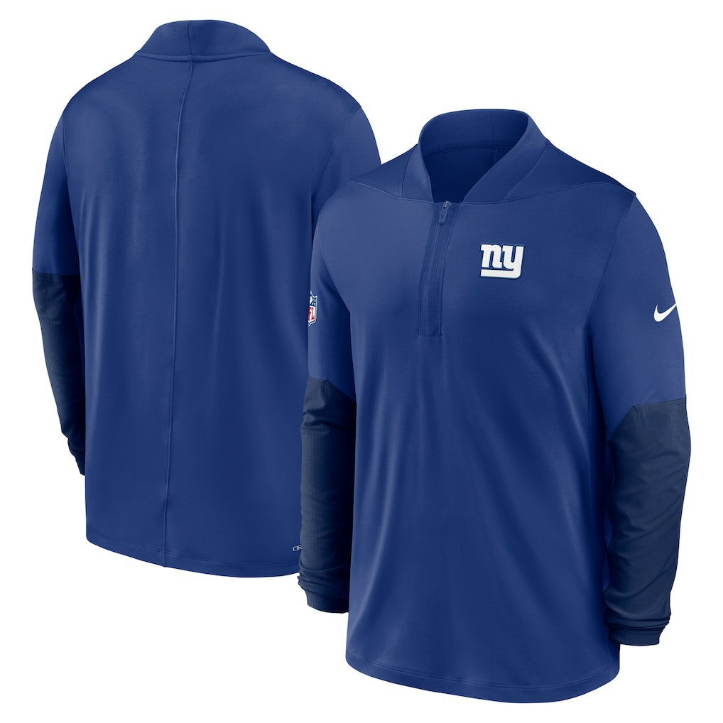 New York Giants Nike Sideline Dri-FIT Half-Zip Pullover