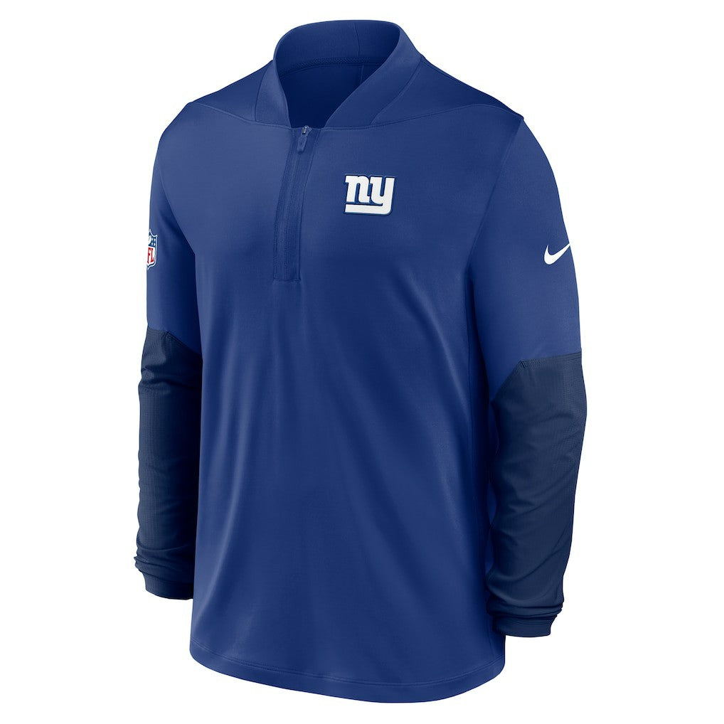 New York Giants Nike Sideline Dri-FIT Half-Zip Pullover