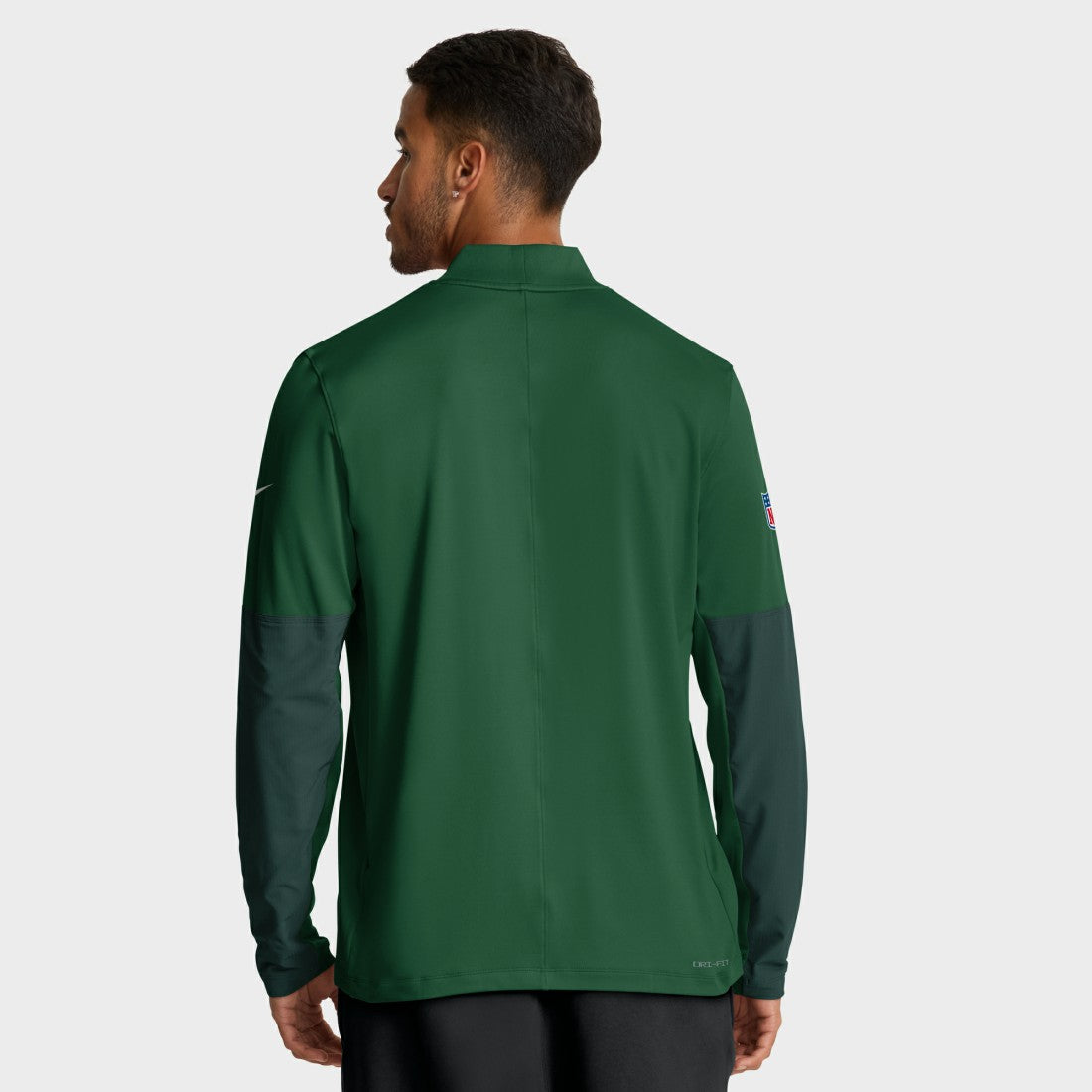 New York Jets Nike Sideline Dri-FIT Half-Zip Pullover