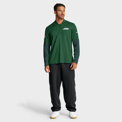 New York Jets Nike Sideline Dri-FIT Half-Zip Pullover