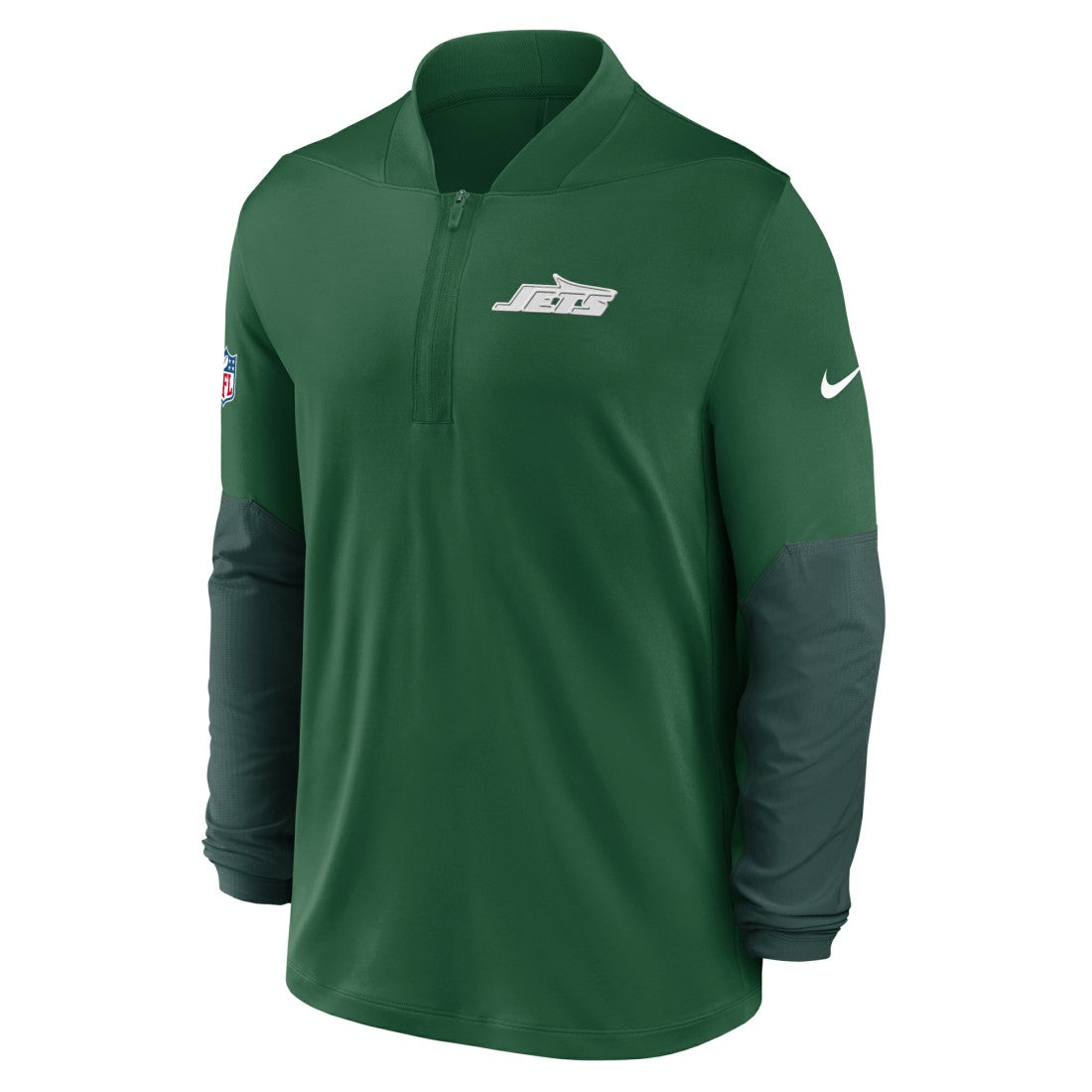 New York Jets Nike Sideline Dri-FIT Half-Zip Pullover