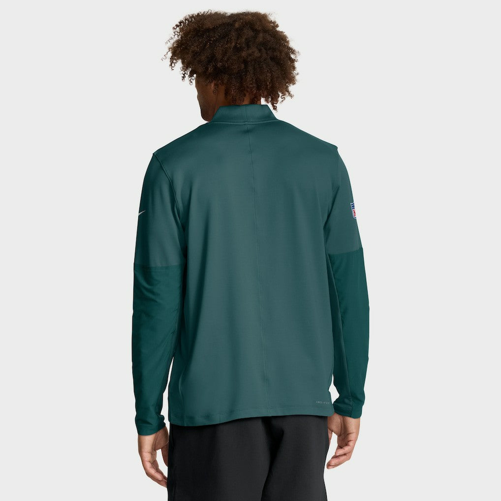 Philadelphia Eagles Nike Sideline Dri-FIT Half-Zip Pullover
