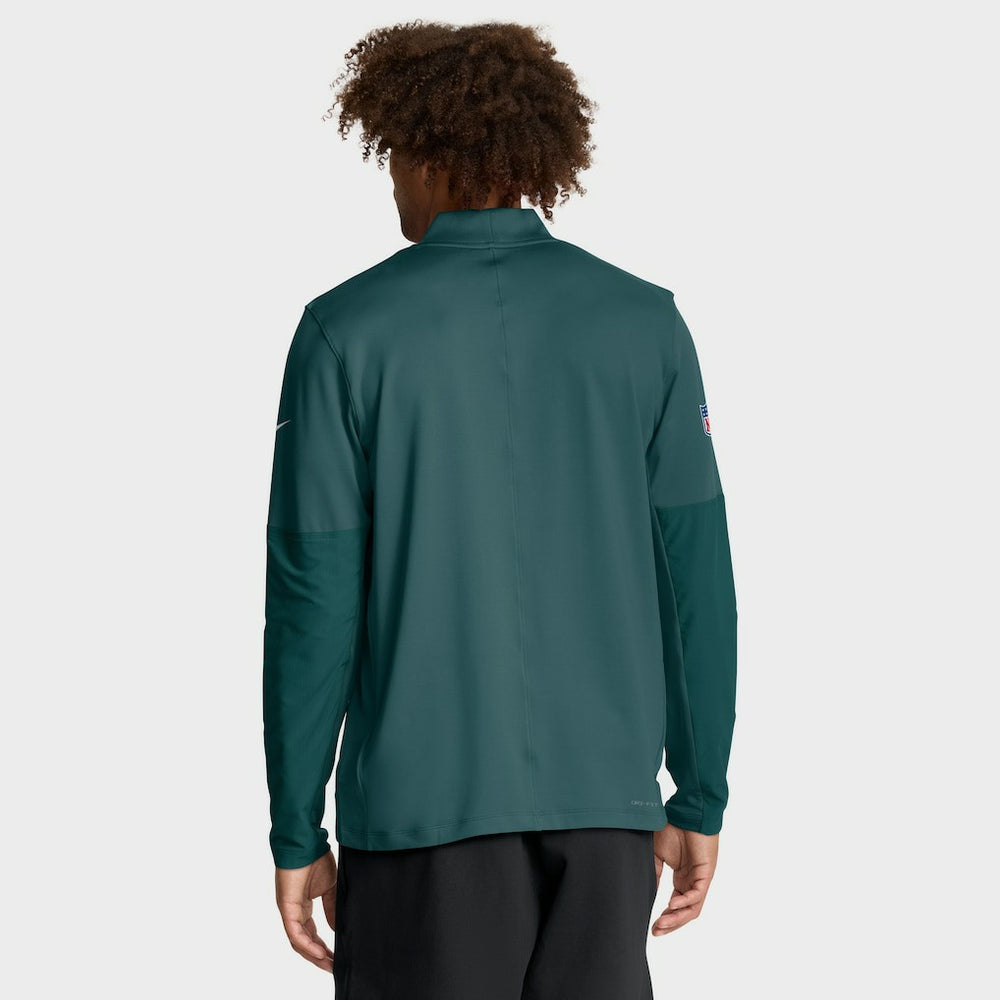Philadelphia Eagles Nike Sideline Dri-FIT Half-Zip Pullover