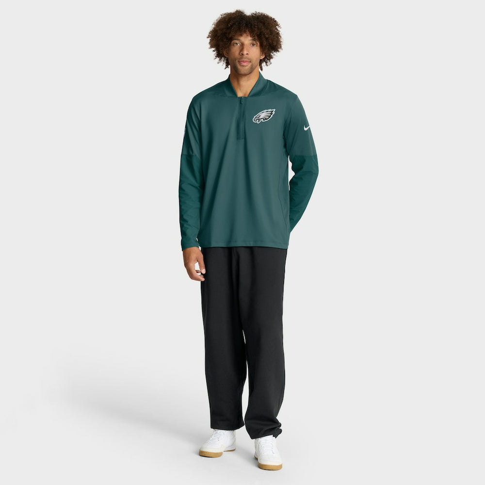 Philadelphia Eagles Nike Sideline Dri-FIT Half-Zip Pullover