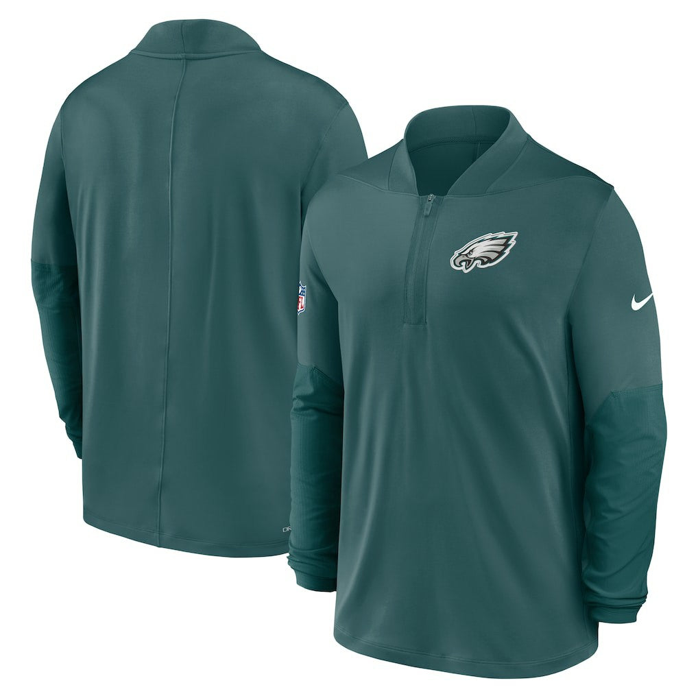 Philadelphia Eagles Nike Sideline Dri-FIT Half-Zip Pullover