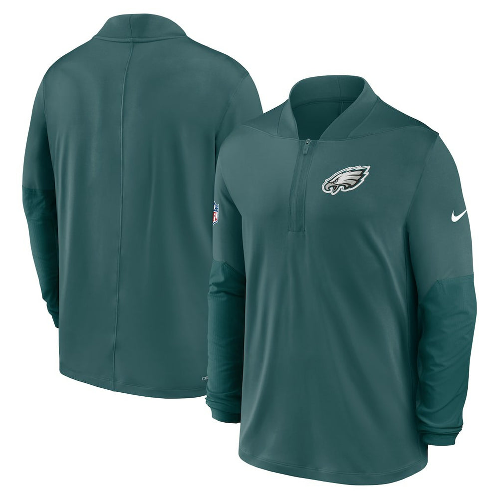 Philadelphia Eagles Nike Sideline Dri-FIT Half-Zip Pullover