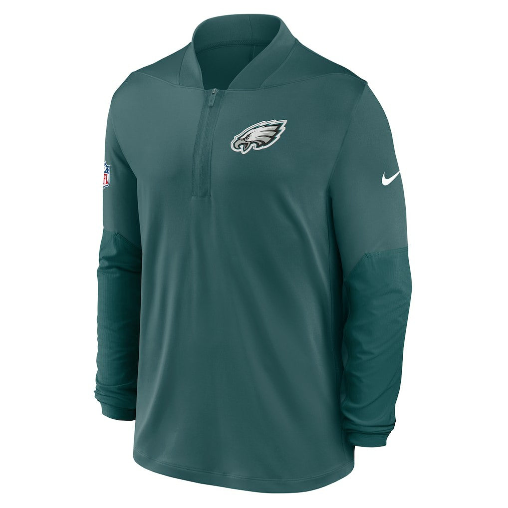 Philadelphia Eagles Nike Sideline Dri-FIT Half-Zip Pullover