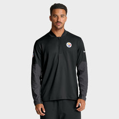 Pittsburgh Steelers Nike Sideline Dri-FIT Half-Zip Pullover