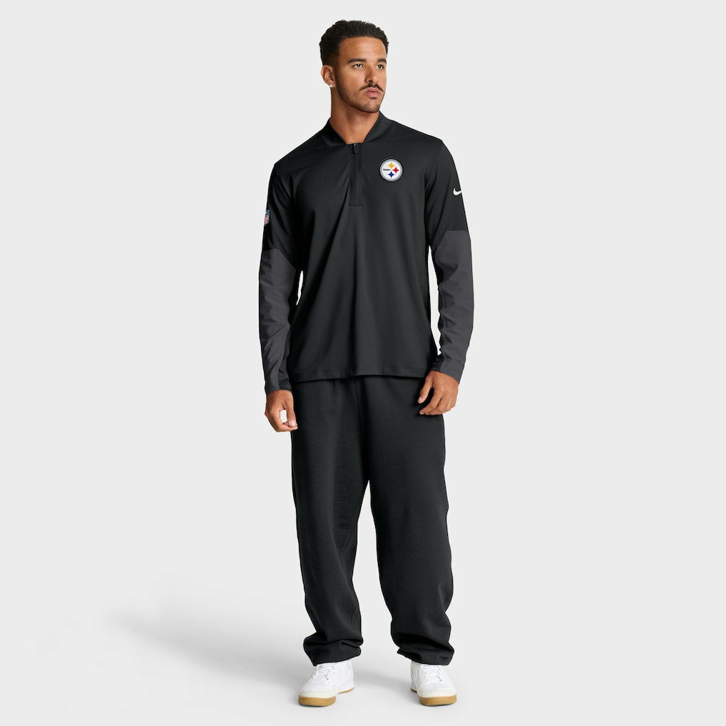 Pittsburgh Steelers Nike Sideline Dri-FIT Half-Zip Pullover