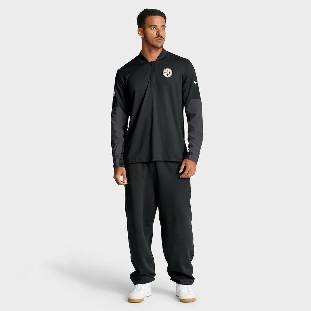Pittsburgh Steelers Nike Sideline Dri-FIT Half-Zip Pullover