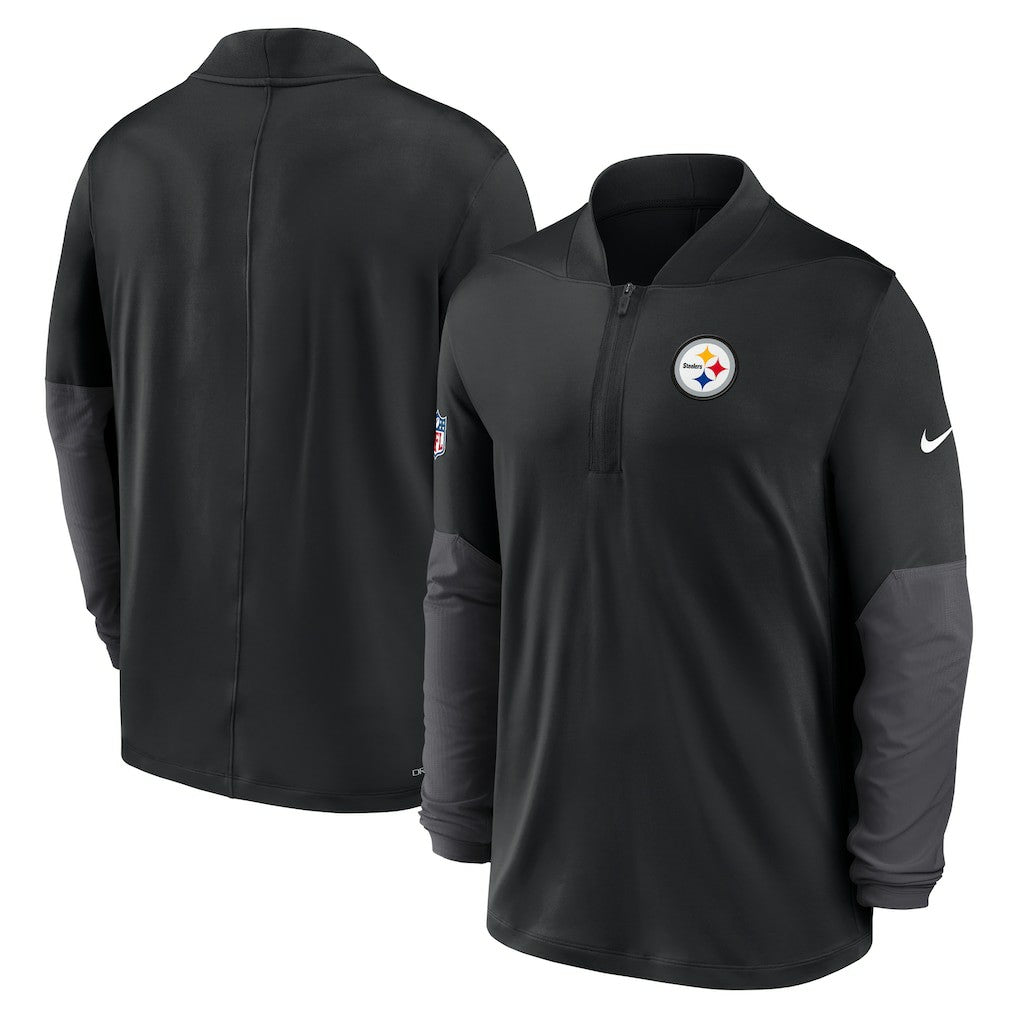 Pittsburgh Steelers Nike Sideline Dri-FIT Half-Zip Pullover