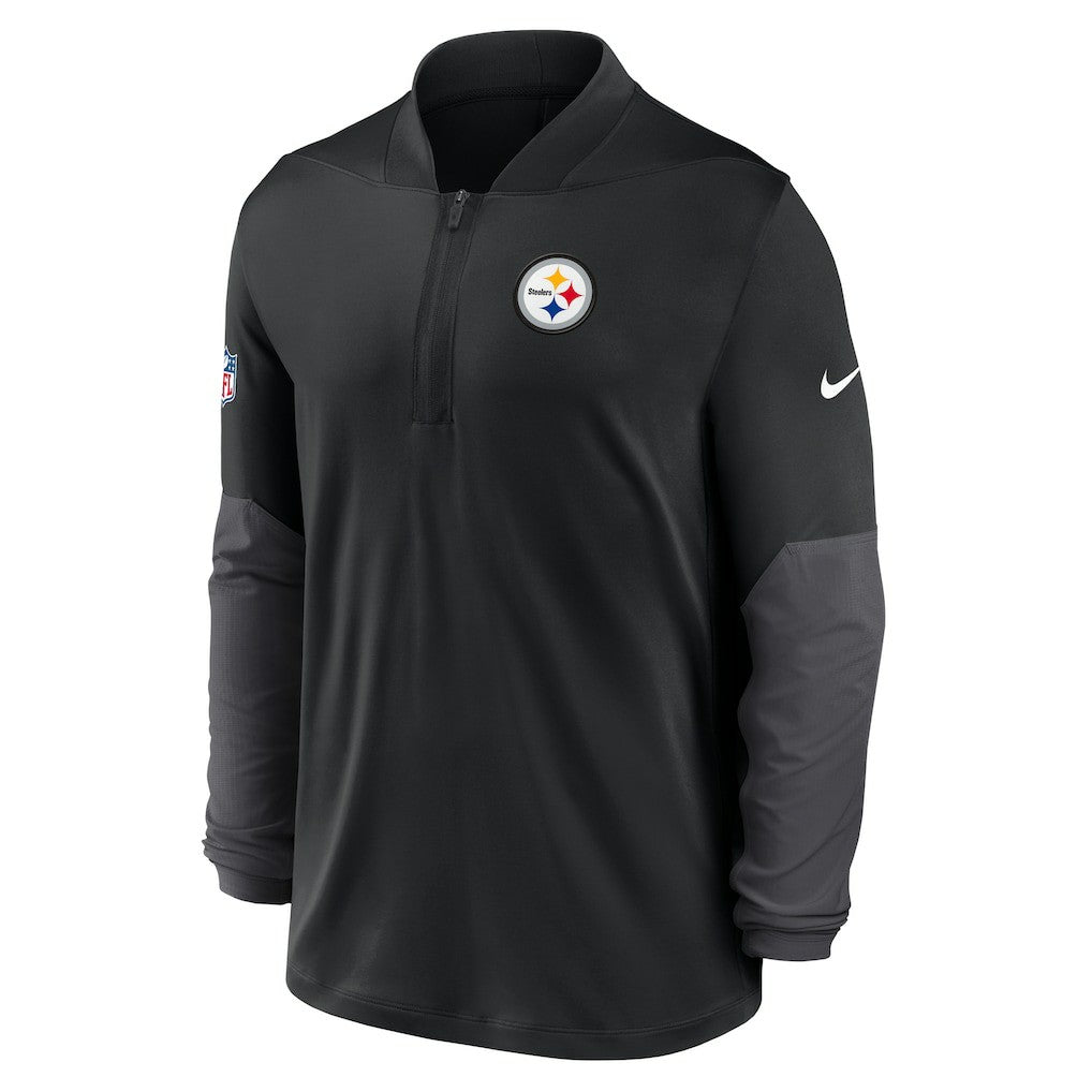 Pittsburgh Steelers Nike Sideline Dri-FIT Half-Zip Pullover