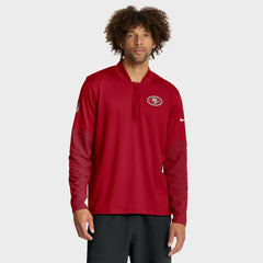 San Francisco 49ers Nike Sideline Dri-FIT Half-Zip Pullover