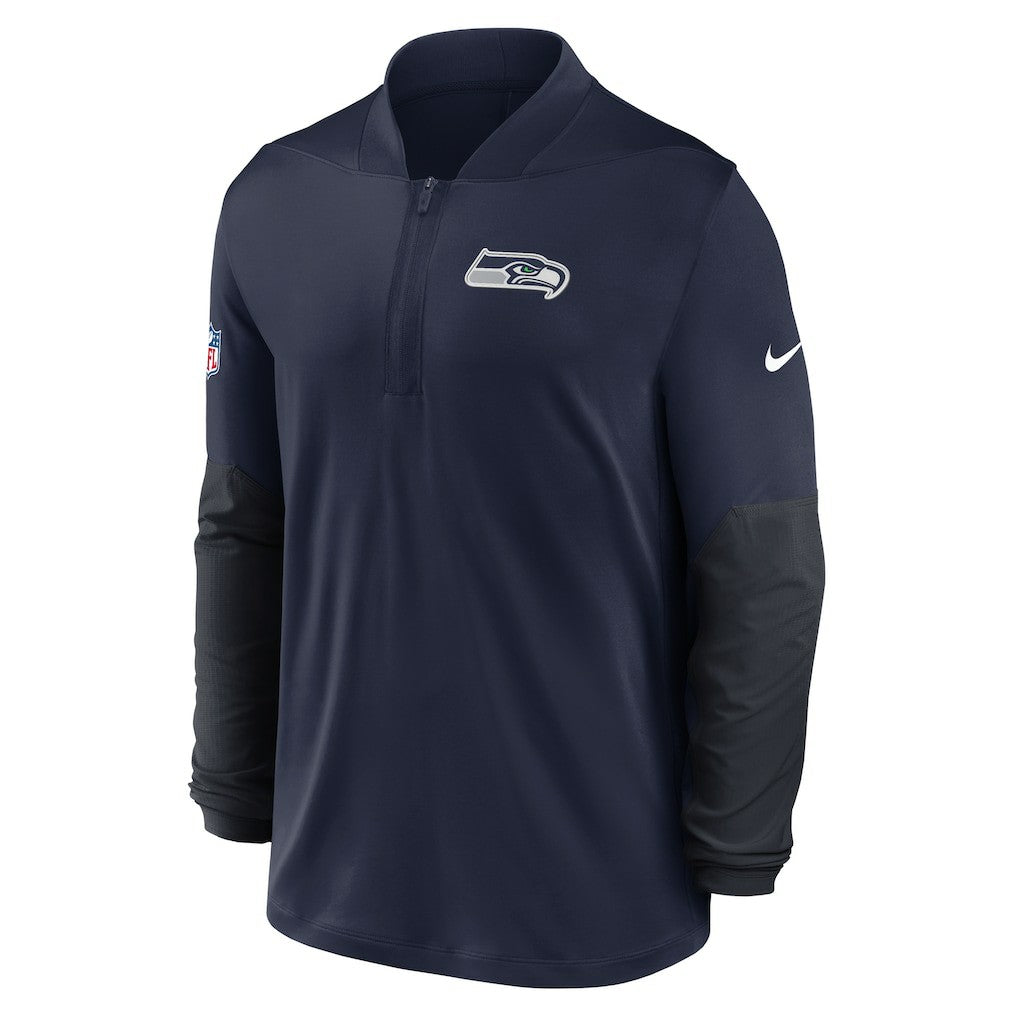 Seattle Seahawks Nike Sideline Dri-FIT Half-Zip Pullover