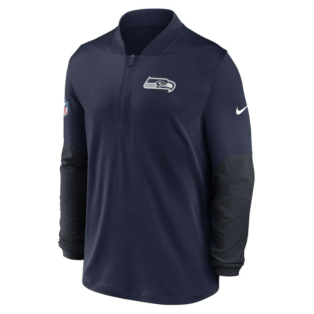 Seattle Seahawks Nike Sideline Dri-FIT Half-Zip Pullover