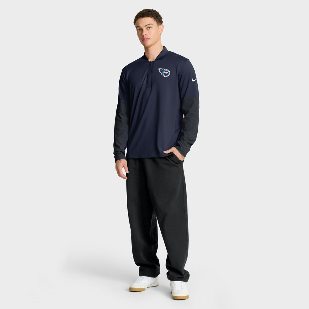 Tennessee Titans Nike Sideline Dri-FIT Half-Zip Pullover