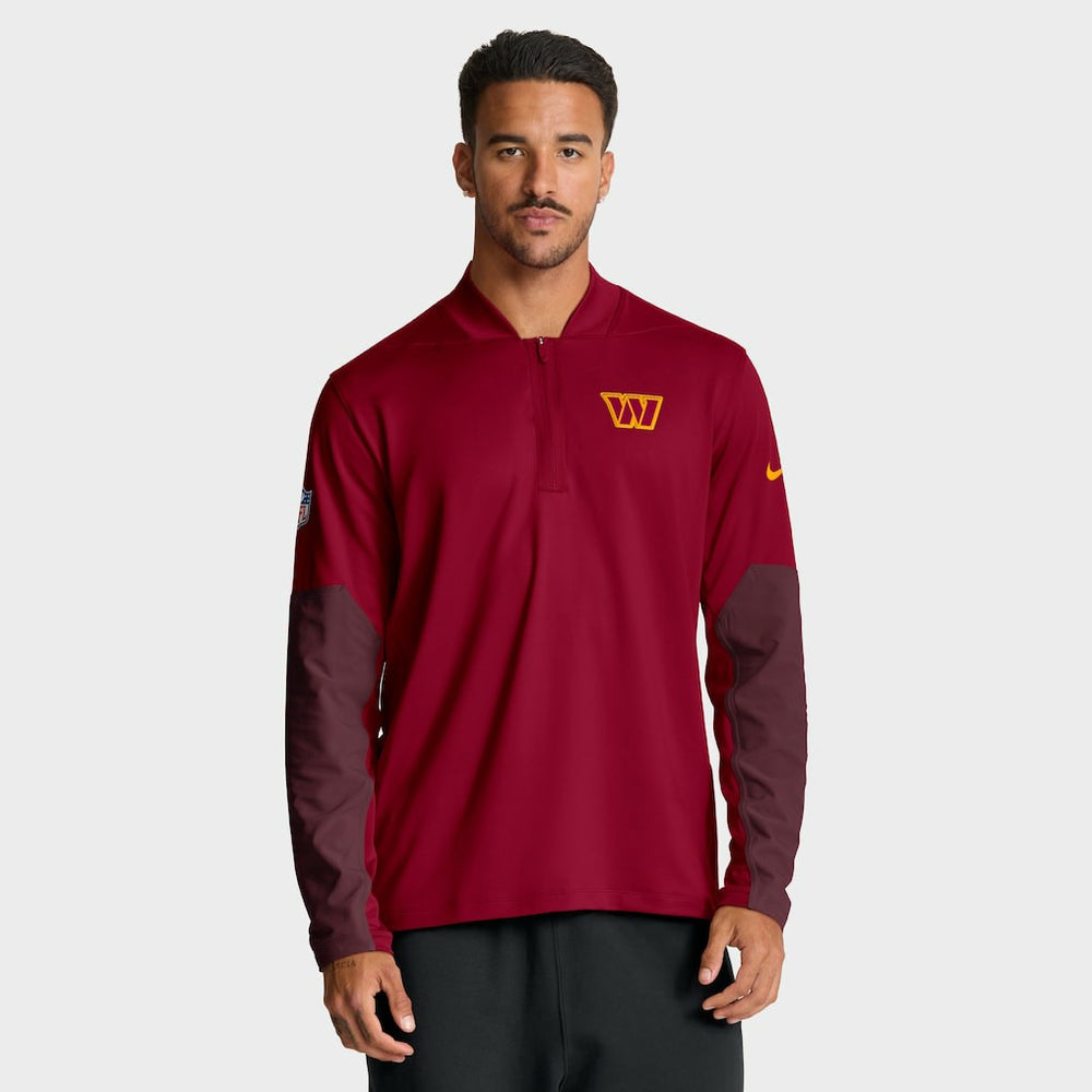 Washington Commanders Nike Sideline Dri-FIT Half-Zip Pullover