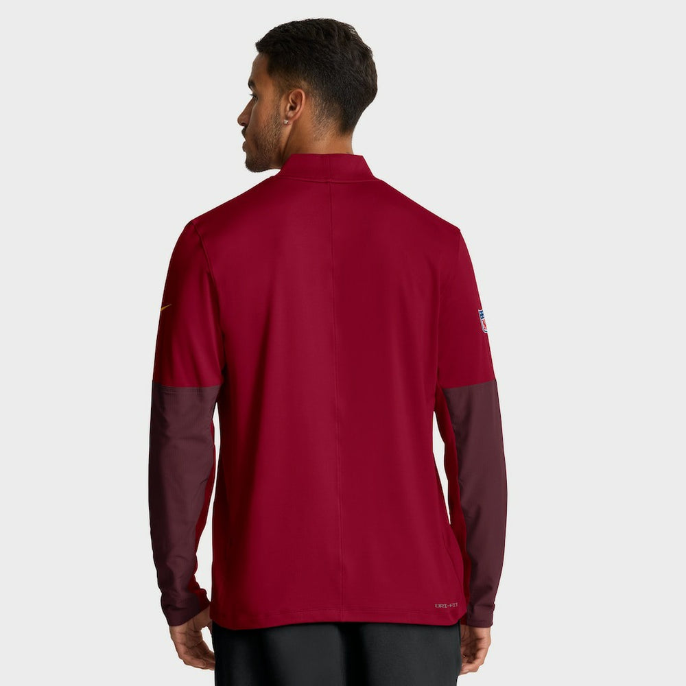 Washington Commanders Nike Sideline Dri-FIT Half-Zip Pullover