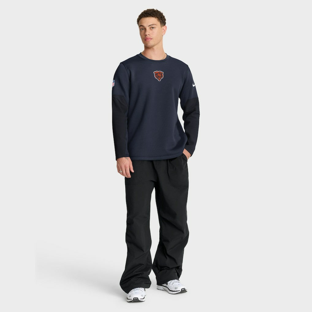 Chicago Bears Nike Sideline Coach Therma-FIT Long Sleeve T-Shirt