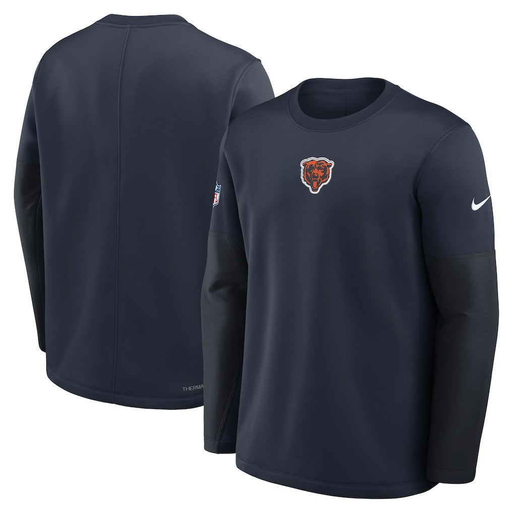 Chicago Bears Nike Sideline Coach Therma-FIT Long Sleeve T-Shirt